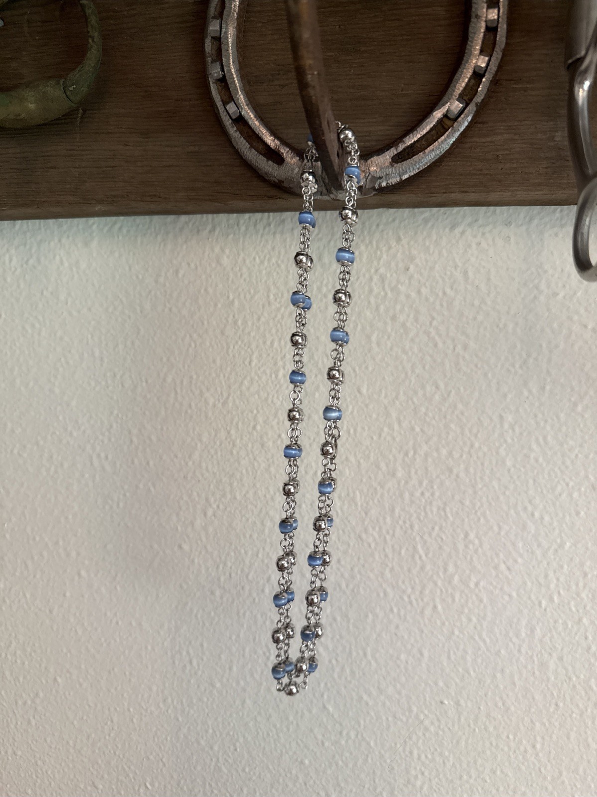 Cookie Lee  Abalone Shell & Silver Tone Bead Neck… - image 3