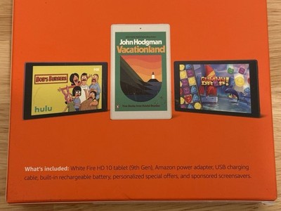 Amazon Fire HD 10 (9th Generation) 32GB, Wi-Fi, 10.1in - White