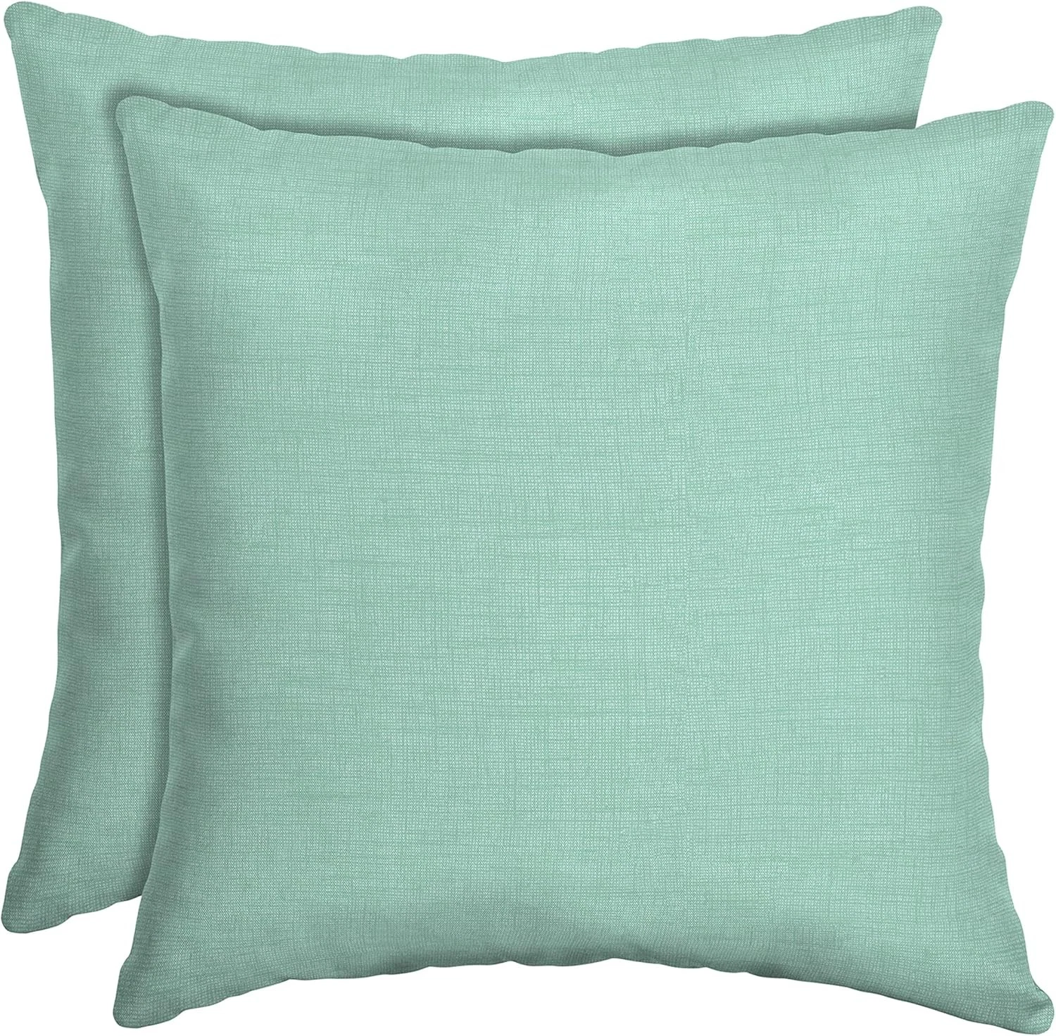 Arden Selections Outdoor Toss Pillows 16x16 Set of 2 Rain-Proof Aqua Leala