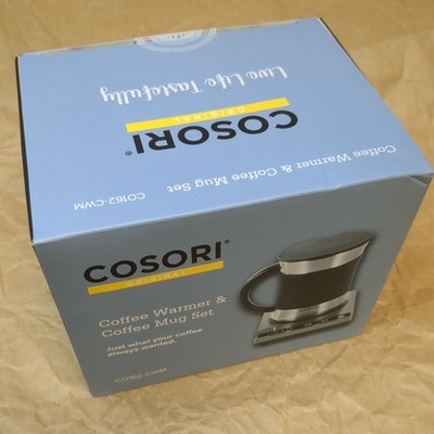 NIB - Cosori Coffee Mug Warmer & Mug Set Stainless Steel CO162-CWM