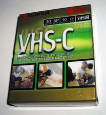 NEW SEALED Lot of 2 Cassettes Fujifilm VHS-C TC-30 Camcorder Videocassette