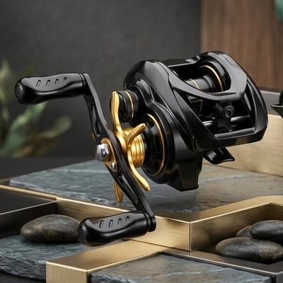 Angelrolle Water Drop 7,2:1 Gang 8KG Bremse 4+1BB DC System für Süßwassereins