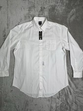 Jos A Bank Traveler Tailored Fit White Dress Shirt Mens Size 17-37 Brand NEW NWT