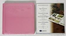 Creative Memories Album 12"x12" Baby Pink 15 Pages  16 Protectors Set -New
