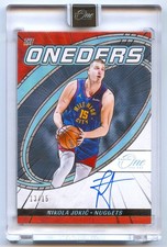 NIKOLA JOKIC 2023 PANINI ONE THE ONEDERS FOTL DENVER NUGGETS AUTO AUTOGRAPH /15