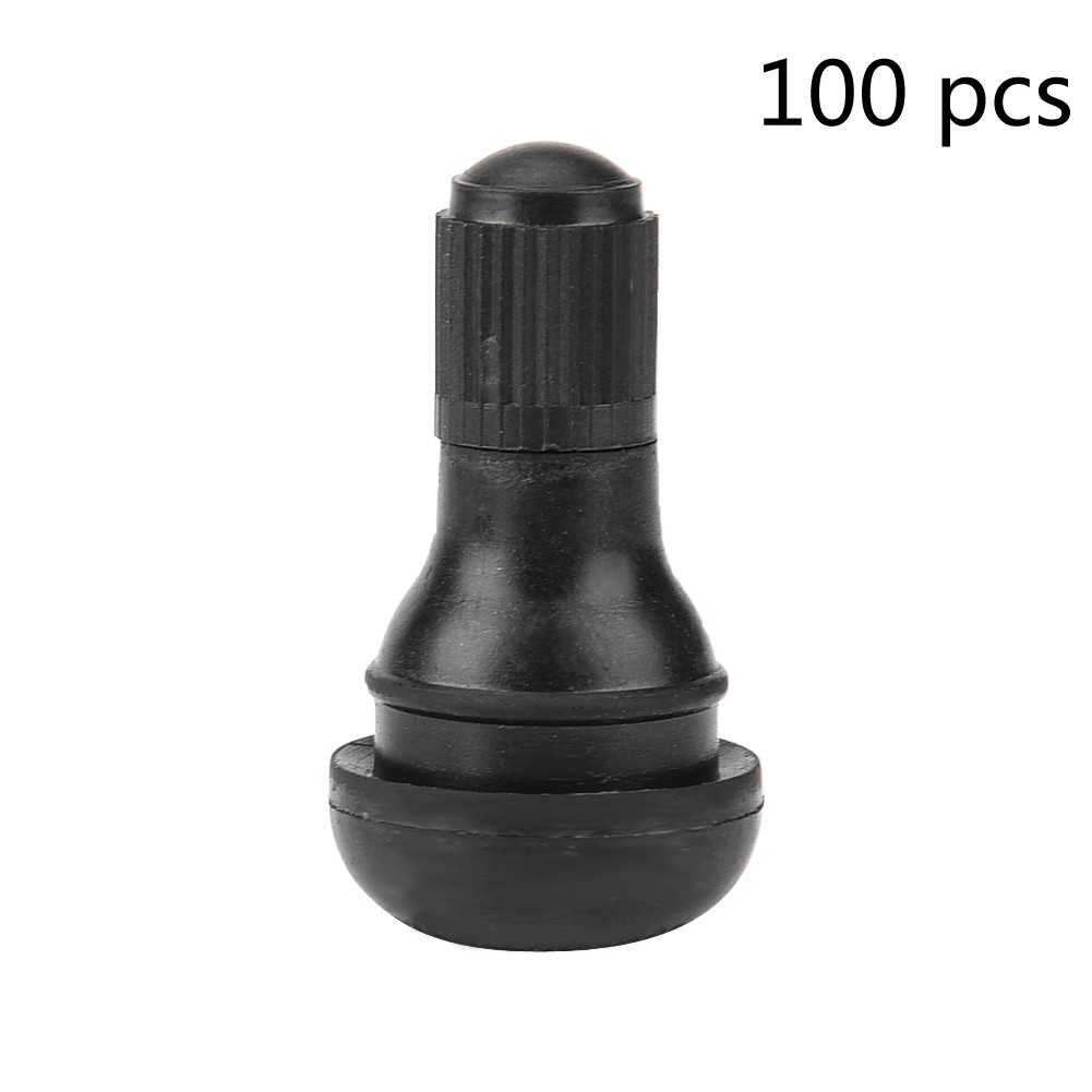 100Pcs Motorcycle Replacement Snap In Tire Tyre Valve Stem （TR412） SLS