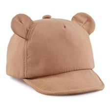 Baby Baseball Hat for Toddler Bear Sun Hats Cotton Infant 3-12 Months Coffee