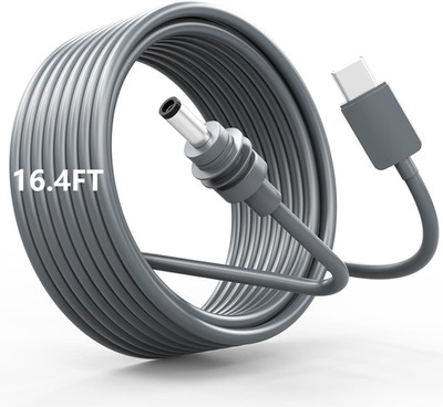 Starlink Mini USB C to DC Power Cable, 16.4FT/5M Starlink Mini Cable USB Type-C