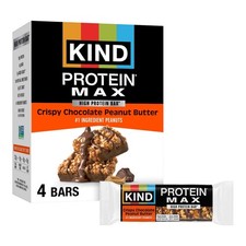 KIND, Gluten Free, Protein MAX, Crispy Chocolate Peanut Butter 20G Protein Bars,