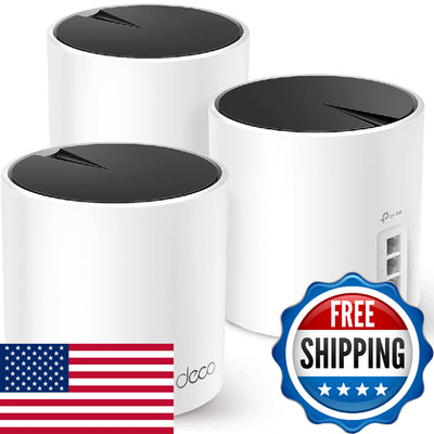 TP-Link Deco X55 AX3000 WiFi 6 Mesh System - Covers 6500 Sq.Ft., 3-Pack