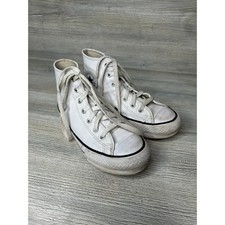 Converse Chucks All-Star High Top White Sneaker Youth Size 3