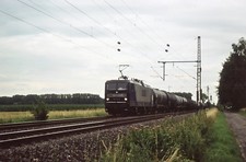 Eisenbahn-Dia 416 "Lokomotive RHB 102 , bei Hamm"