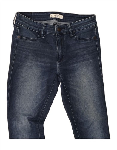 ABERCROMBIE & FITCH Womens Skinny Jeans W26 L31 Navy Blue CS10 - Picture 3 of 3