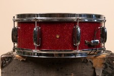 Vintage MIJ 5x14 Red Sparkle Snare Drum