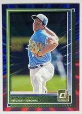 2025 Donruss #96 Jake Bloss Red and Blue Laser