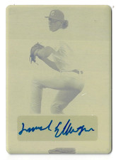 2022 Leaf Perfect Game PRINTING PLATE RC AUTO James Ellwanger Autograph One 1/1