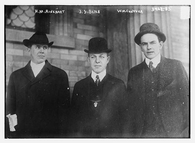 Photo:H.M. Rinehart,J.S. Beyer,W.M. Conover,three men,Bain News Service