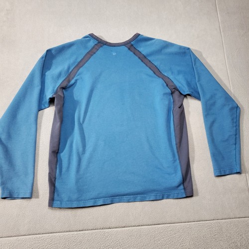 Mountain Hardwear Shirt Mens XL Blue Base Layer Stretch Pullover Long Sleeve - Picture 7 of 12
