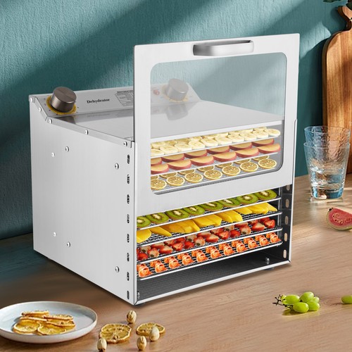 400W Botones Rectangulares Secadora Alimentos con 8* Rejillas - Imagen 3 de 18