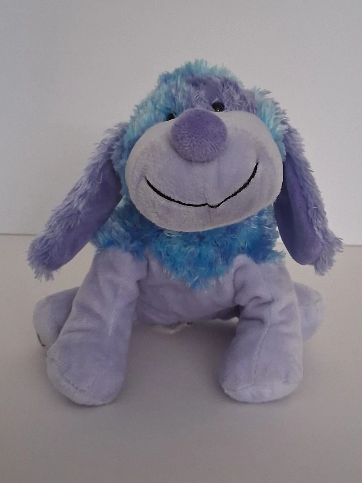 Webkinz blueberry cheeky dog plush RARE RETIRED blue puppy UNUSED CODE READ DESC - Image 2 of 3