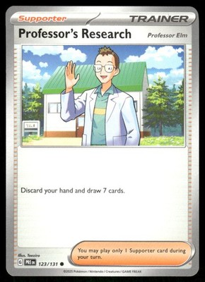 Professor's Research [Professor Elm] 123/131 - Prismatic Evolutions - Common NM