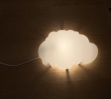 Ikea Dromsyn Cloud Wandlampe - getestet & funktionsfähig (Leuchtmittel enthalten)