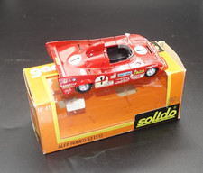 Vintage Solido No. 41 Alfa Romeo 33 TT 12 in Red  Racing No 1 1:43 Scale  