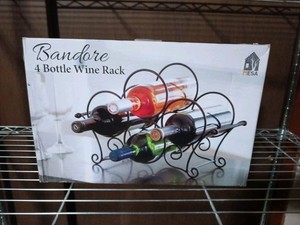 Bandore 4 Bottle Wine Rack
