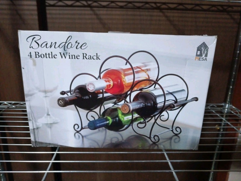 Bandore 4 Bottle Wine Rack