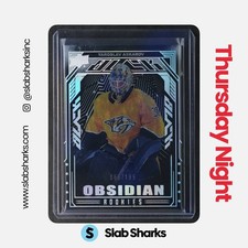 2023 UPPER DECK SPX #OR-34 YAROSLAV ASKAROV UD BLACK OBSIDIAN ROOKIES RC /199