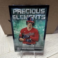 Topps 2023 Bowman Platinum Precious Elements Chase DeLauter #PE-5 Guardians