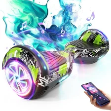 6.5in Electric Hoverboard Bluetooth Self-Balancing Scooter 7.5MPH for Kids 8YR+