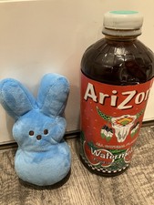 PEEPS BLUE BUNNY 6 PLUSH Just Born Dan Dee Ea...