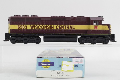 Unidad sin alimentación Athearn Blue Box HO Wisconsin Central WC #6583 SD45 para piezas | Condition: Used