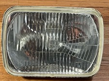 Vintage Hella H4 Insert Conversion Headlight With Dust Cover 7 X 5 Germany Vintage Hella H4 Insert Conversion Headlight With Dust Cover 7 X 5 Germany