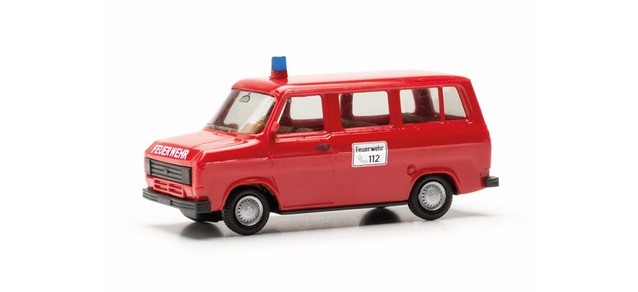 Herpa 097635 - 1:87 Ford Transit Bus MTW ""Fire Department"" (BASIC) - New