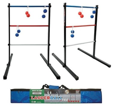    Ladderball Pro Steel Game Durable Outdoor Set Family Fun Tailgating BBQ  