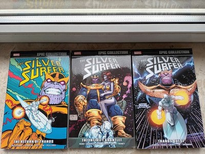 Silver Surfer Epic Collection 5 Return Of Thanos 6 Quest 7 Infinity Gauntlet TPB