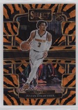 2023-24 Panini Select Concourse Tiger Stripes Prizm Julian Strawther #78 19fe