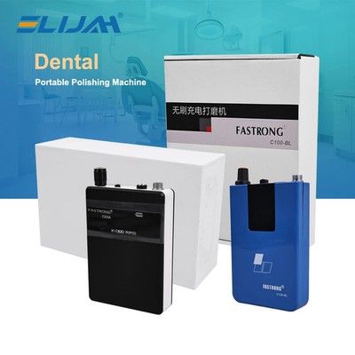 Dental Lab Portable Electric Micromotor Polishing Unit + E-type Motor Handpiece