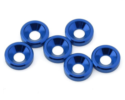 #ad #ad Jamp;T Bearing Co. 3mm Aluminum Countersunk Washers Blue 6 JTB JT12824 BL $6.99