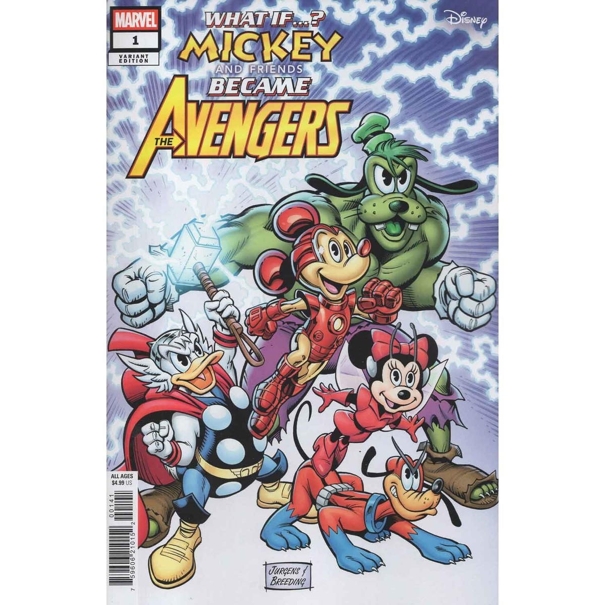 What If Mickey & Friends Became Avengers #1 Dan Jurgens Variant