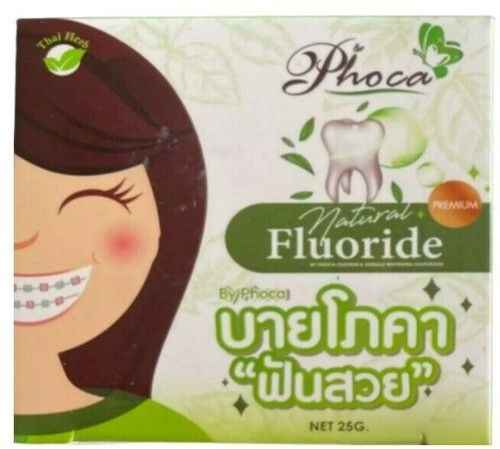 Whitening Toothpaste Teeth Thai Herbal Extracted concentrated Herb PHOCA 3x25 g - Picture 3 of 11