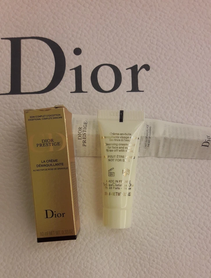 Dior Prestige LA Creme Crème Démaquillante Luxury Makeup Remover 10ml x 3 = 30ml - Image 3 of 4