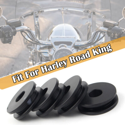 4x Detachable Windshield Bushing Grommets Kit fits for Harley Road King Softail