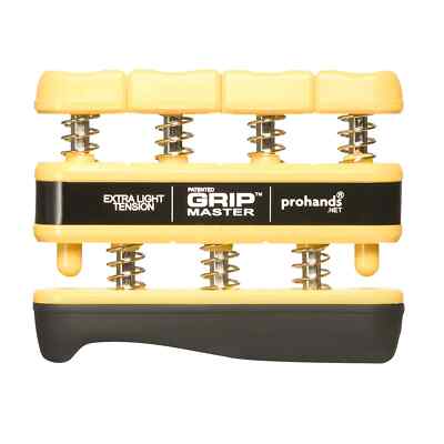 Gripmaster Hand and Finger Exerciser - EXTRA LIGHT Tension (Yellow)