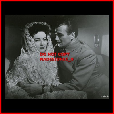 JOAN CRAWFORD + JOHN WAYNE  1942   REUNION 8X10 PHOTO