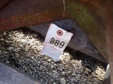 International Harvester Tractor, 8 Solid 1 Piece Wheel Weights, Tag #889