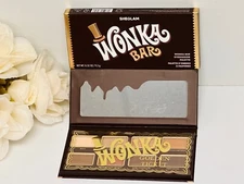 Willy Wonka Chocolate Bar Golden Ticket Eyeshadow Palette Sheglam RARE HTF NEW