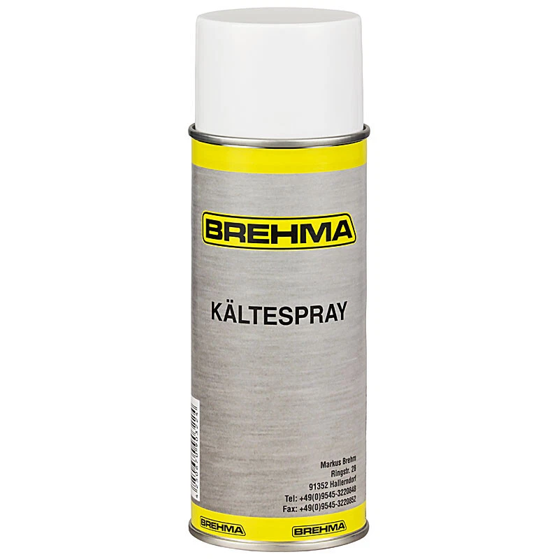 3x BREHMA Kältespray Eisspray Kälte Spray Vereisungsspray Kühlspray 400ml -45°C - Bild 2 von 3